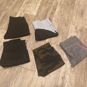 Lot of VS Pink yoga leggings